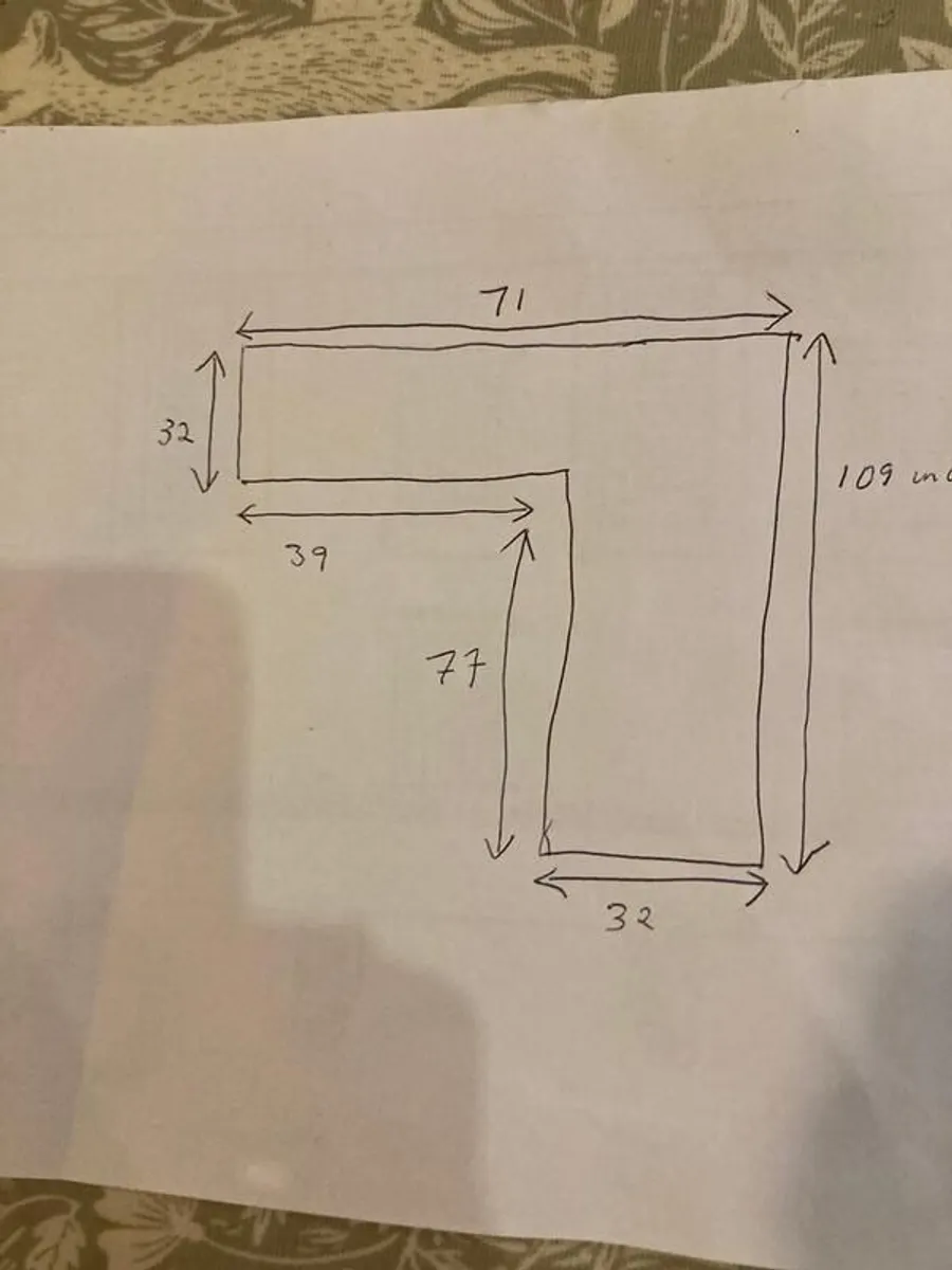 L shaped sofa - Image 4