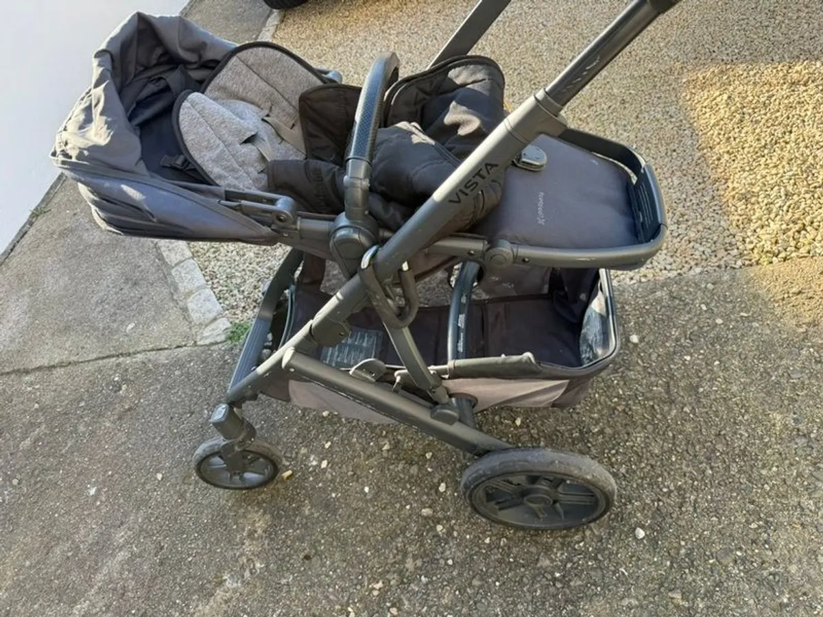 Uppa Baby Vista II 2 - Pram and buggy set with covers - Image 4