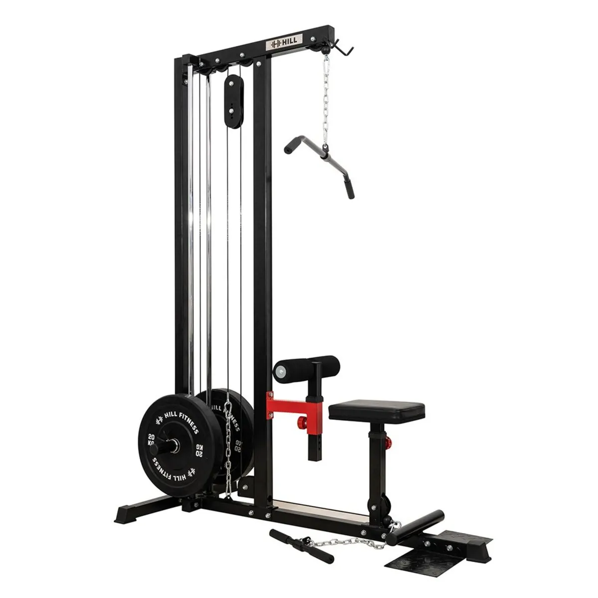 Lat Pulldown & Low Pulley Machine - Weights Gym - Image 1