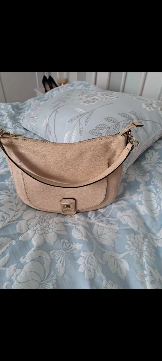 Furla  Leather beige handbag - Image 1