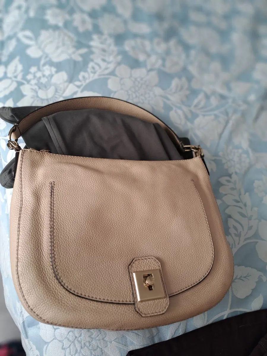 Furla  Leather beige handbag - Image 3