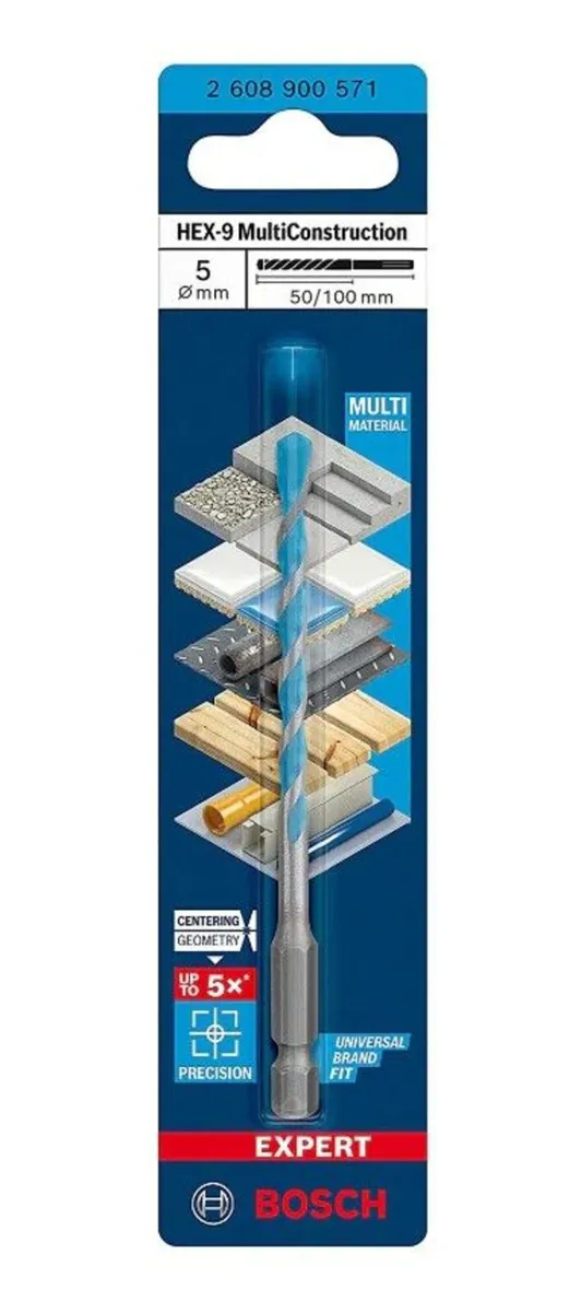 Bosch 2608900571  Expert Drill Bit 5 x 50 x 100mm