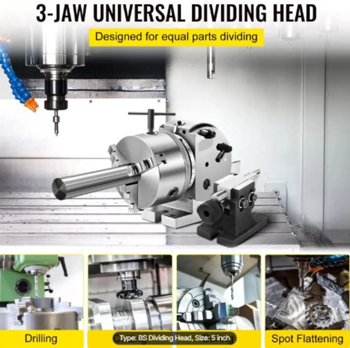 BS-0 Precision Dividing Head, Horizontal Dividing - Image 2