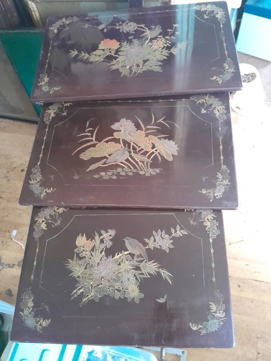 Nest of vintage table - Image 4