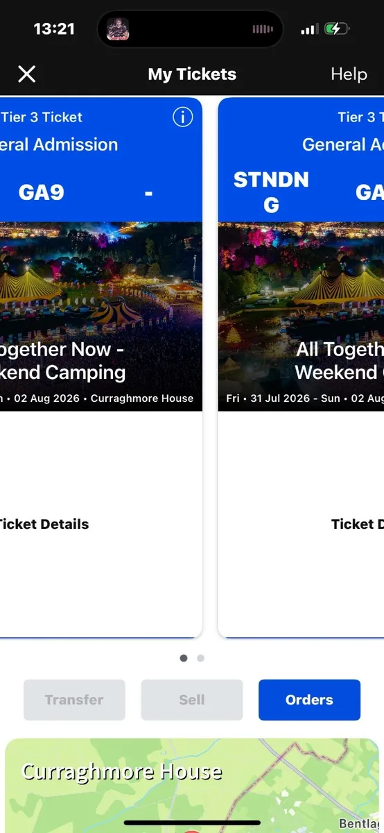 All together now tickets camping - Image 1
