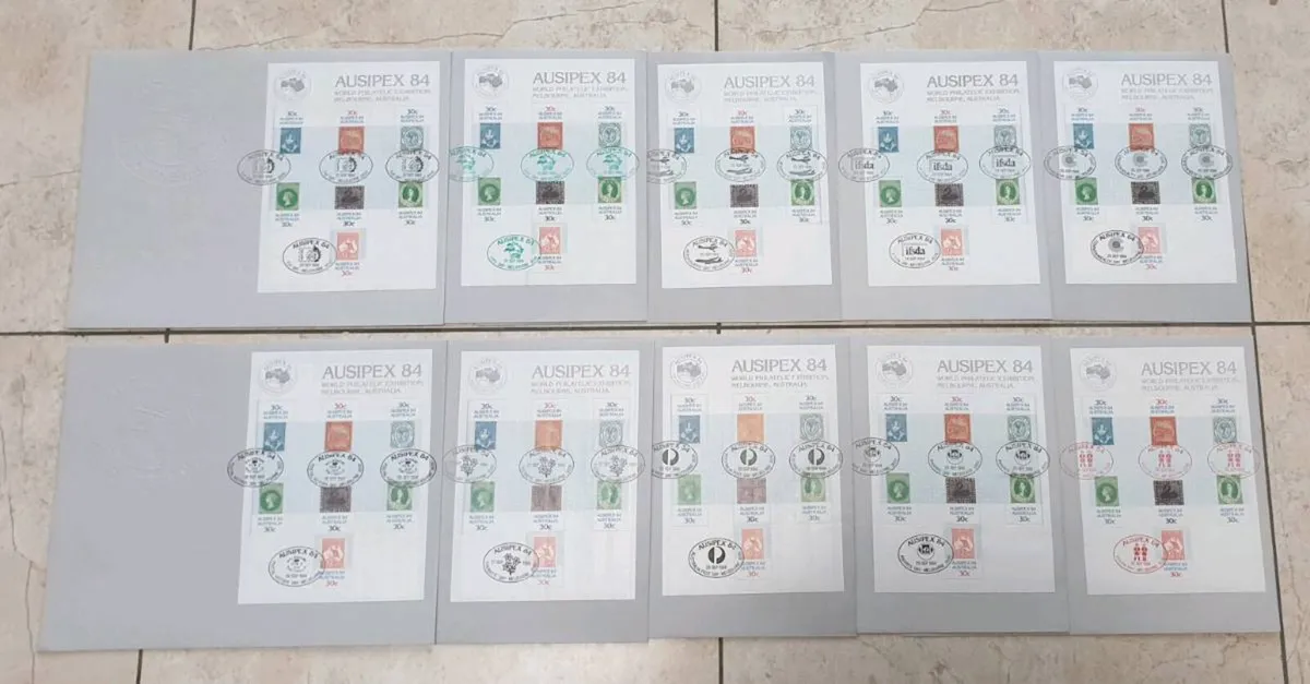 Australia Postal Items 1980-86 incl. Ausipex 84 - Image 3