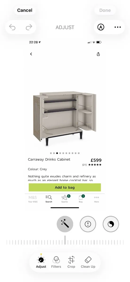 Furniture drinks cabinet - Image 2