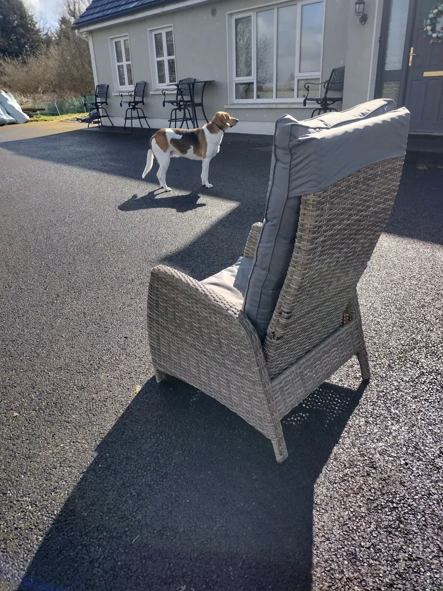 Rattan reclining chair - Image 3