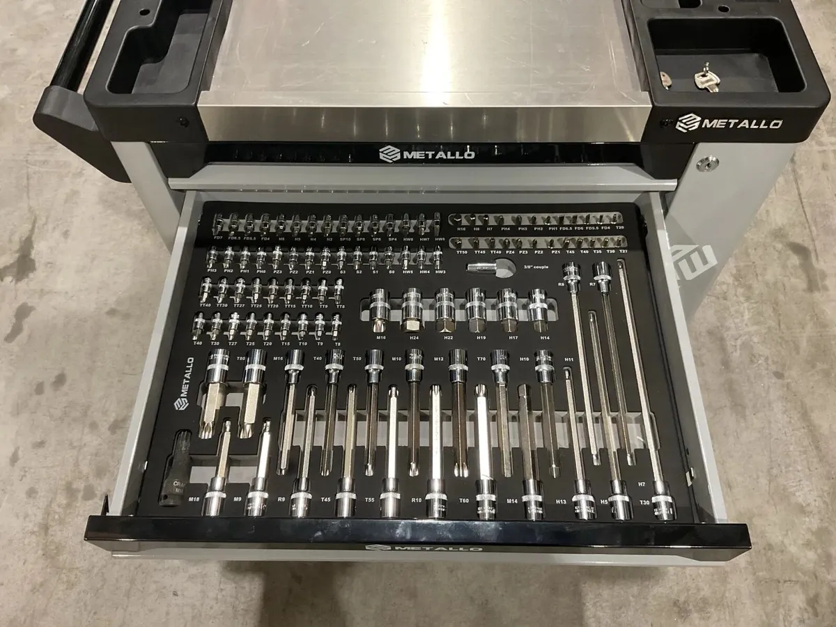 BRAND NEW 8DRAWER TOOL CHEST FULL OF TOOLS - Image 4