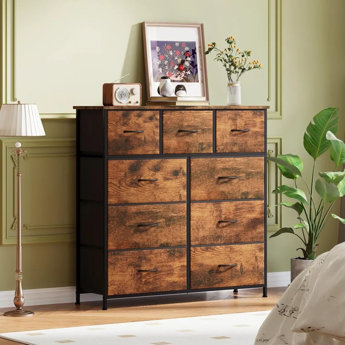 Tall Chest of Drawers for Bedroom with 9 Wide - Image 2