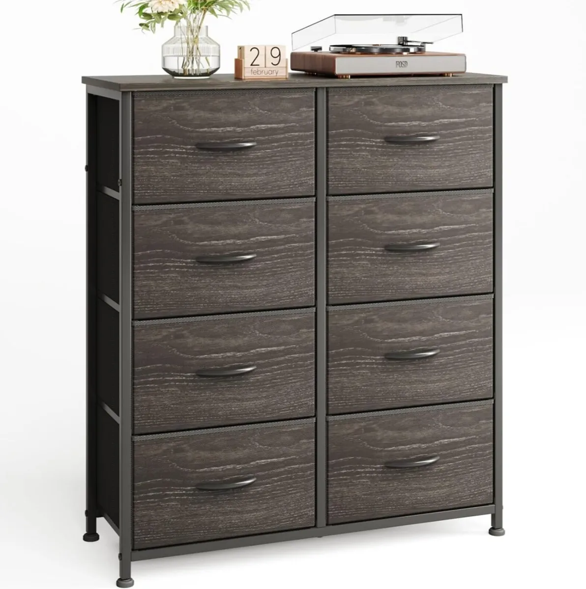 8 Drawers Chest of Fabric Storage Dresser - Image 1