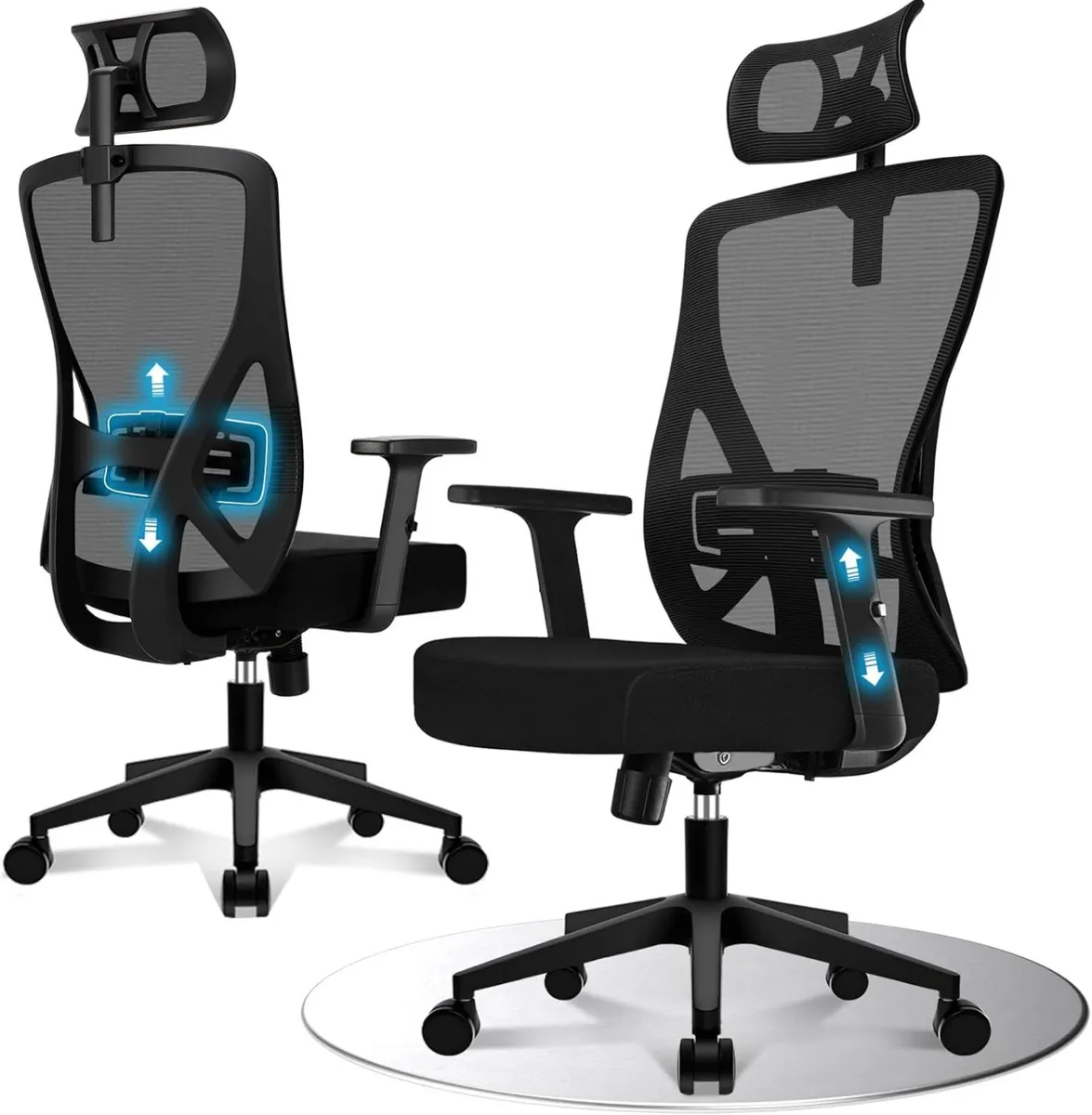 Ergonomic Office Chair High Back Mesh Desk with - Image 1