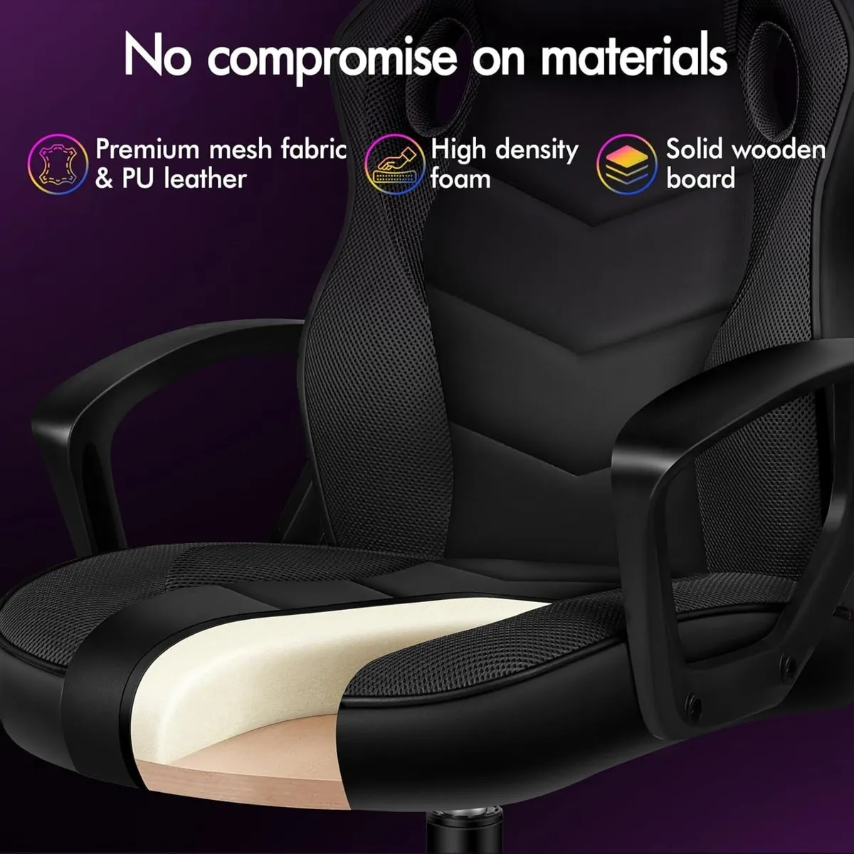 Gaming Chair Video Game Chairs Ergonomic Computer - Image 4