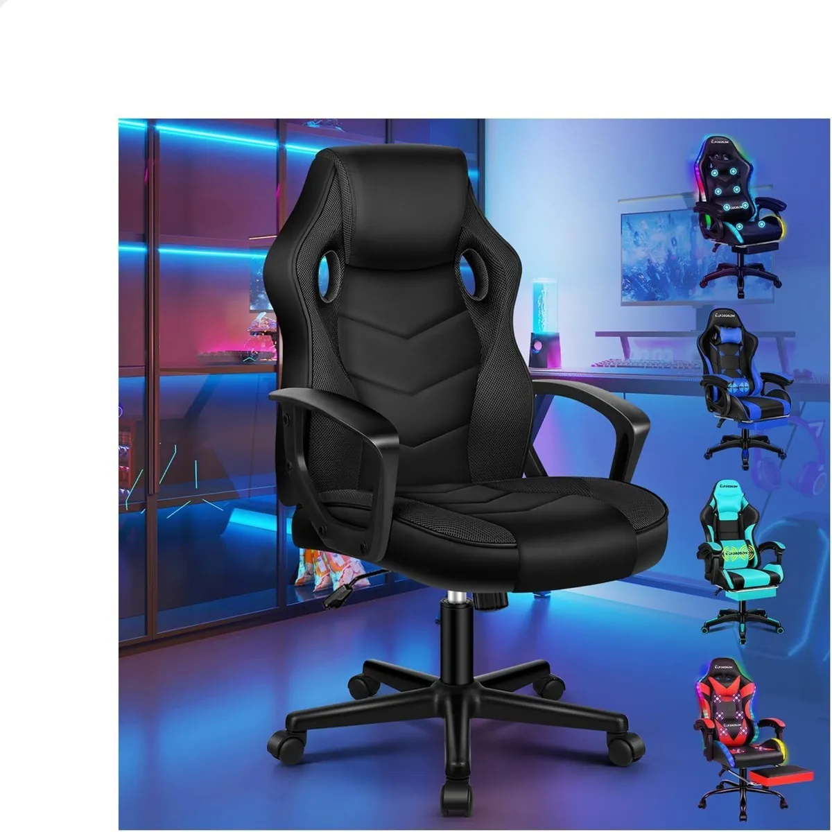 Gaming Chair Video Game Chairs Ergonomic Computer - Image 1