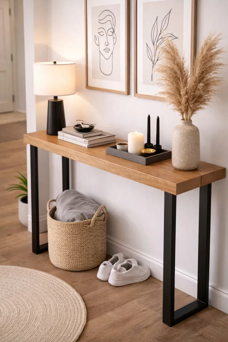 Handmade Live Edge Furniture, French Oak, Walnut - Image 2