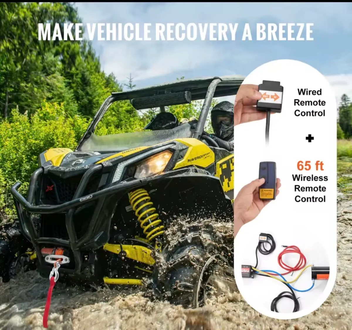 2tones small winch strong synthetic rope - Image 4