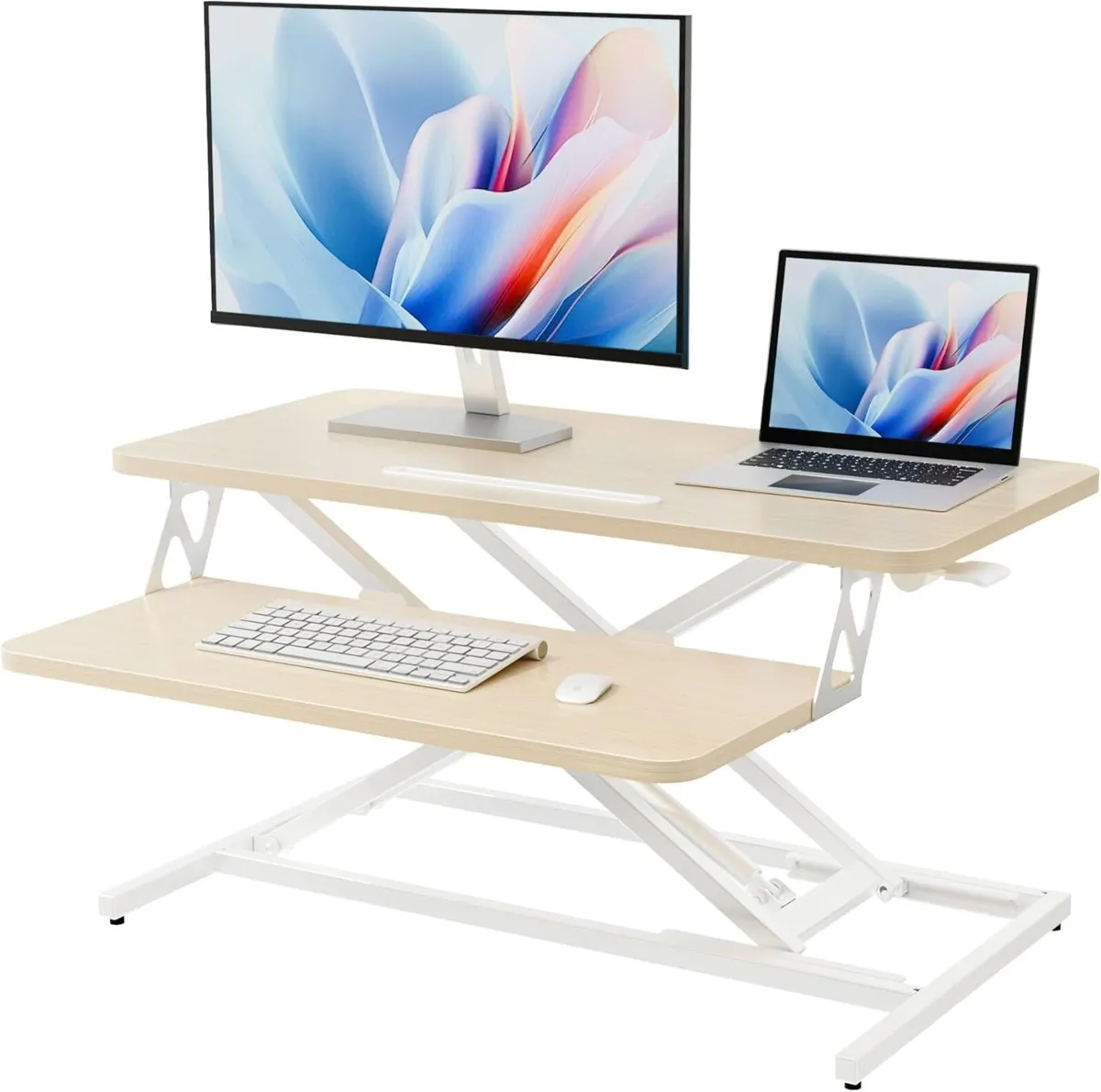 Height Adjustable Standing Desk Converter - 81cm - Image 1