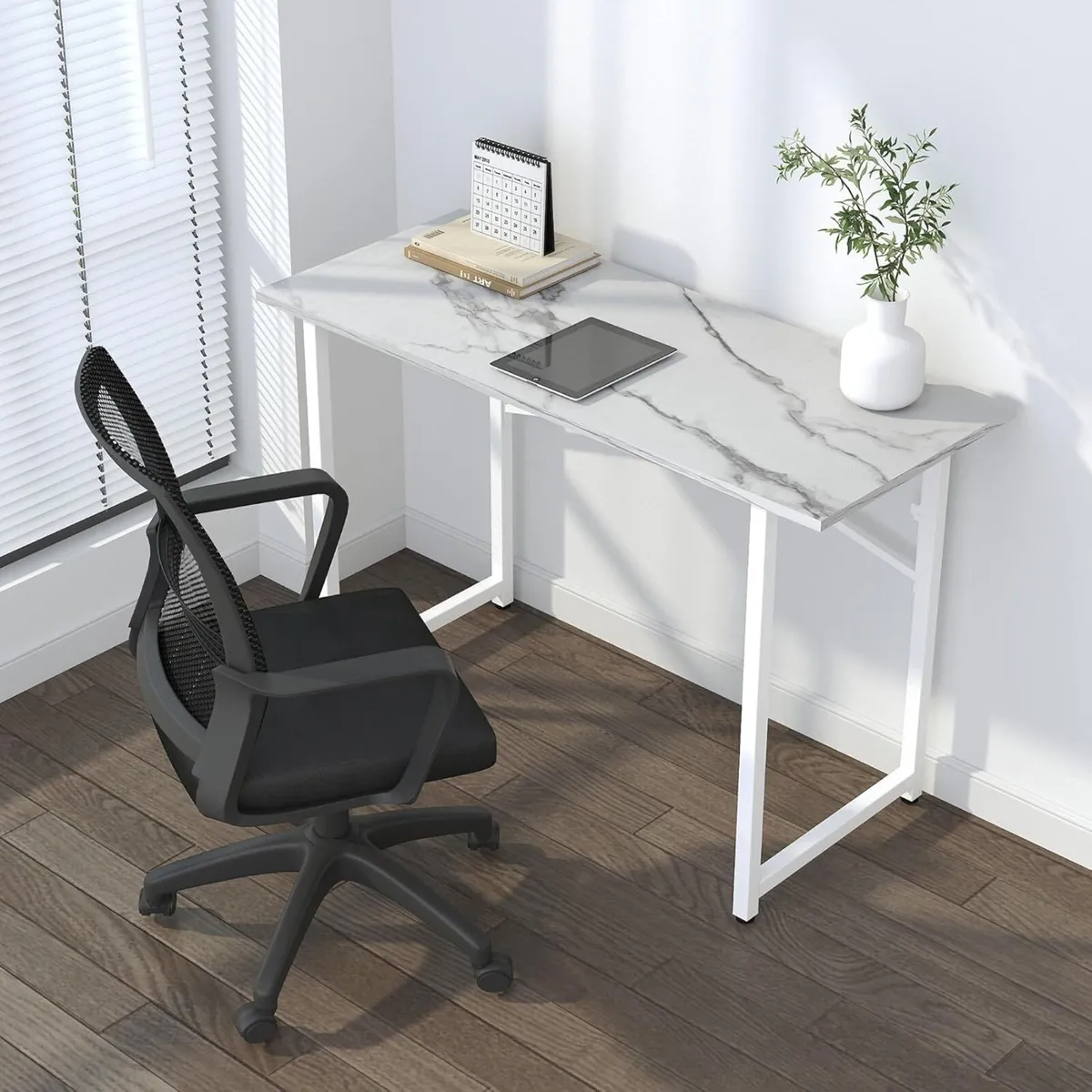 Folding Desk 120 cm Writing Gaming Computer - Image 2