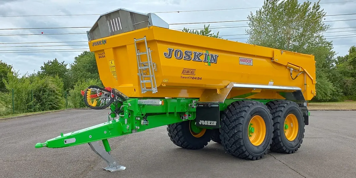 JOSKIN TRANS KTP 24/54 TRAILER, HARDOX BODY, NEW - Image 1