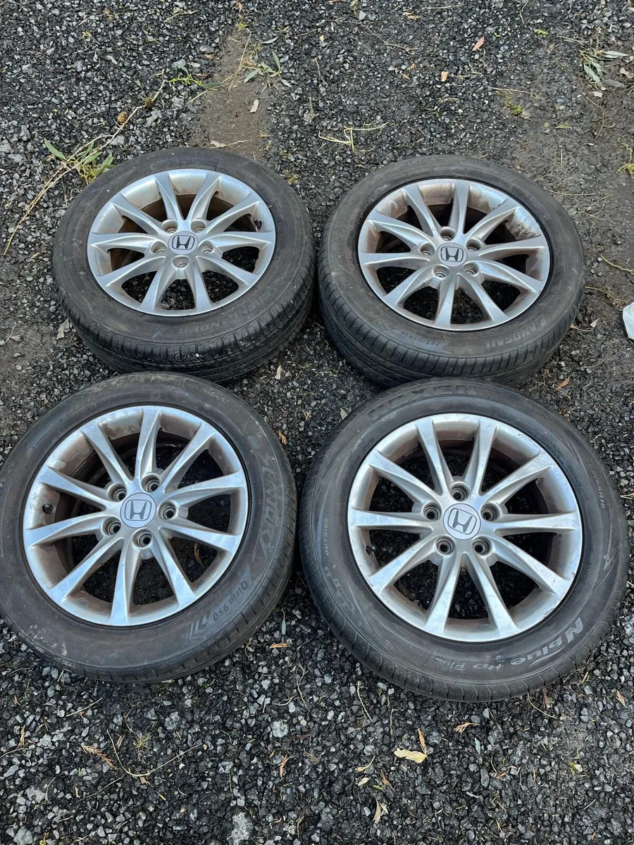 16’ Genuine Honda 5x114.3 alloy wheels - Image 1
