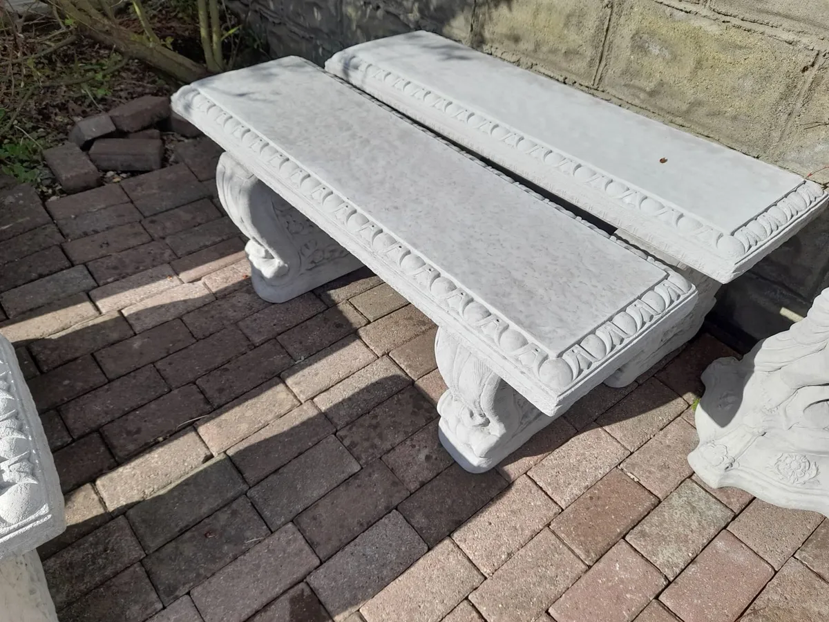 Classic Stone Bench - New - Only 85 - Image 2