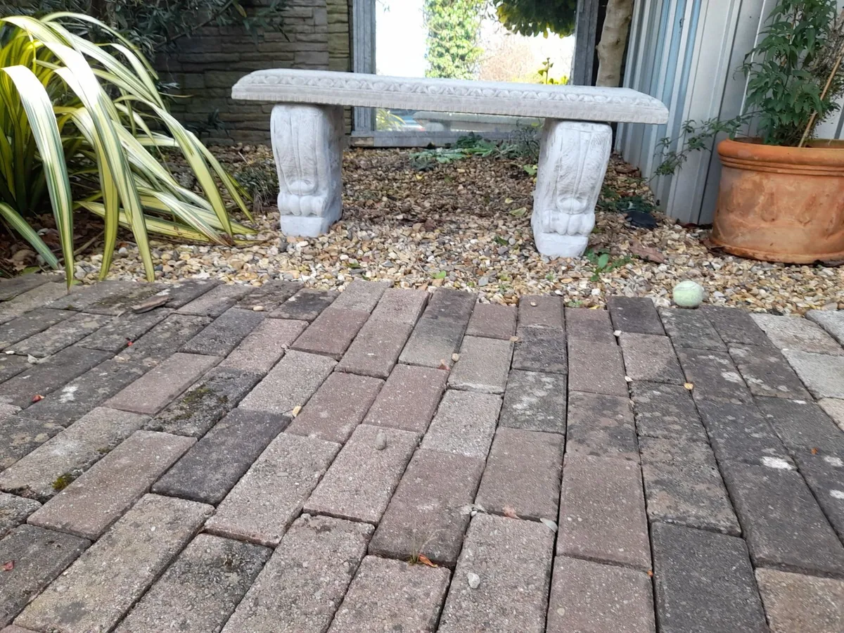 Classic Stone Bench - New - Only 85 - Image 3