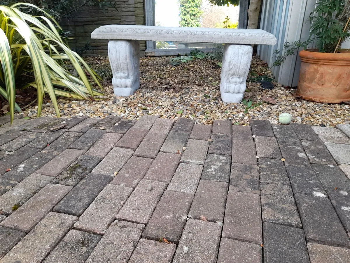 Classic Stone Bench - New - Only 85 - Image 1