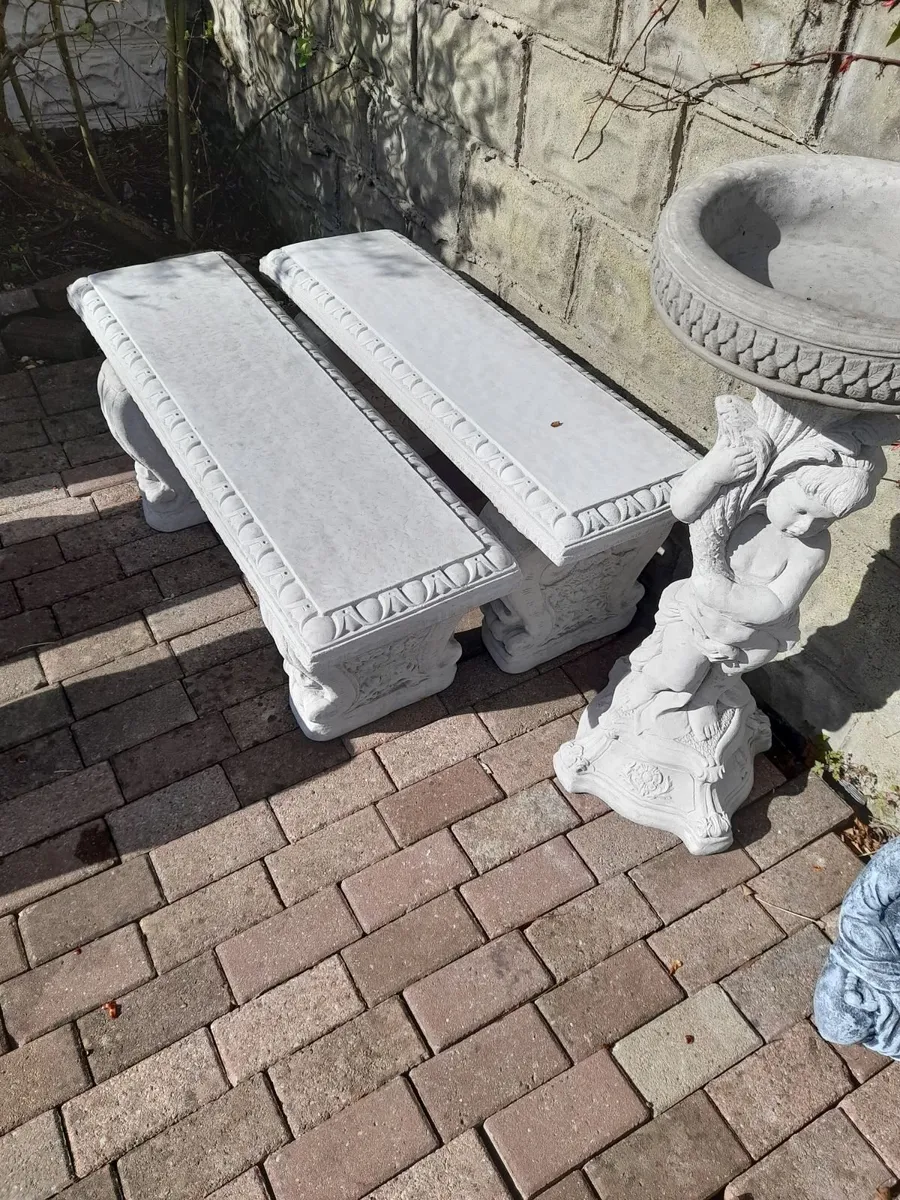 Classic Stone Bench - New - Only 85 - Image 4