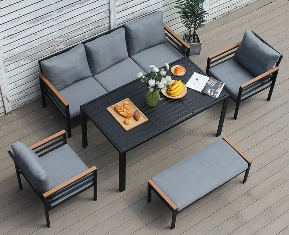 Outdoor dining sofa set - never used! - Image 1