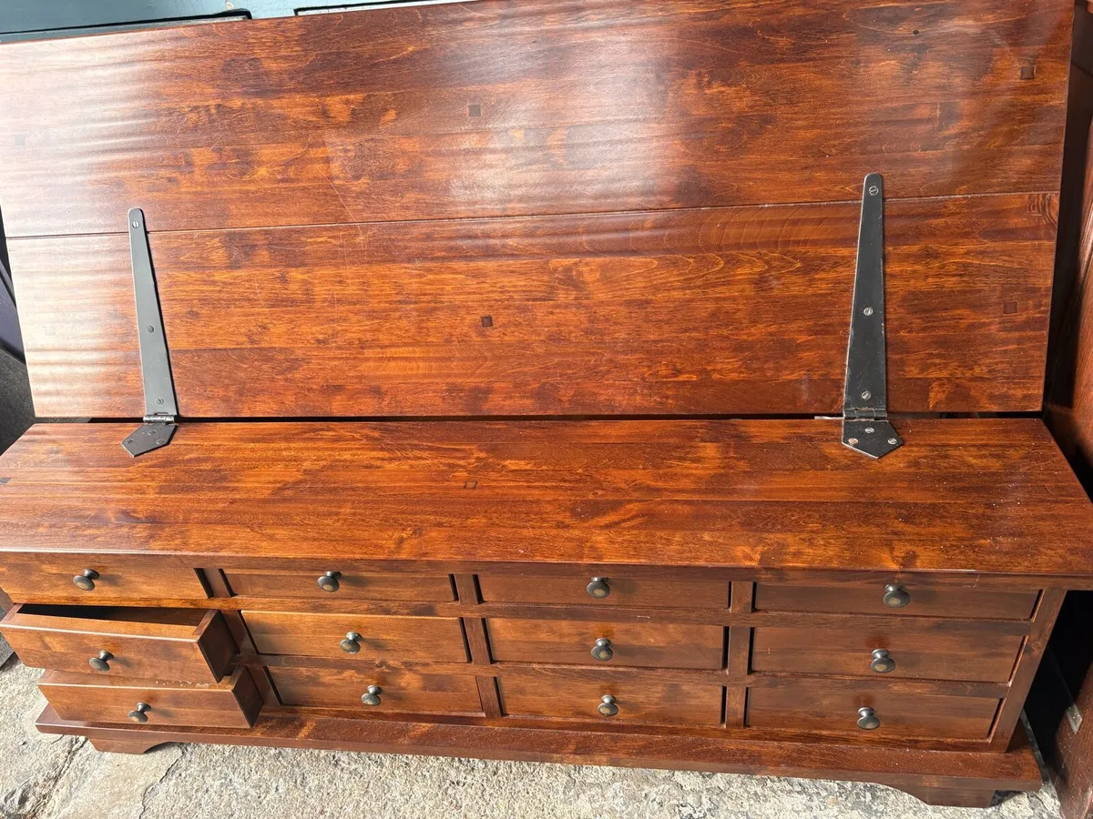 Laura Ashley apothecary style wooden coffee table - Image 1