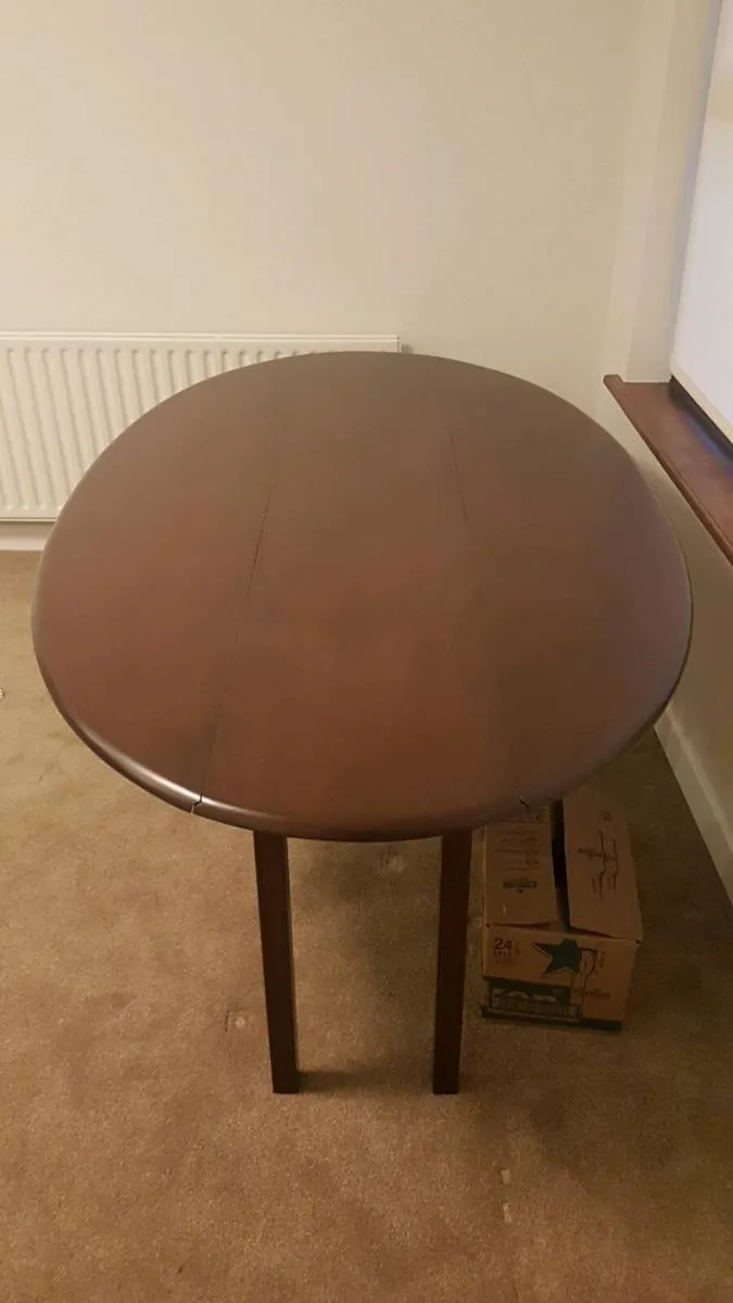 Solid Mahogany Dining Table - Image 2