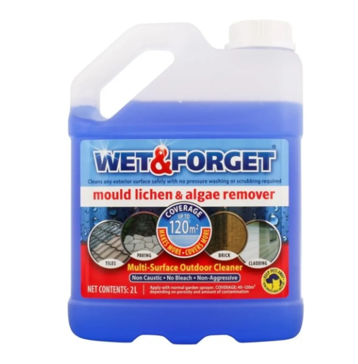Wet & Forget - Mould, Lichen & Algae Remover - 2L