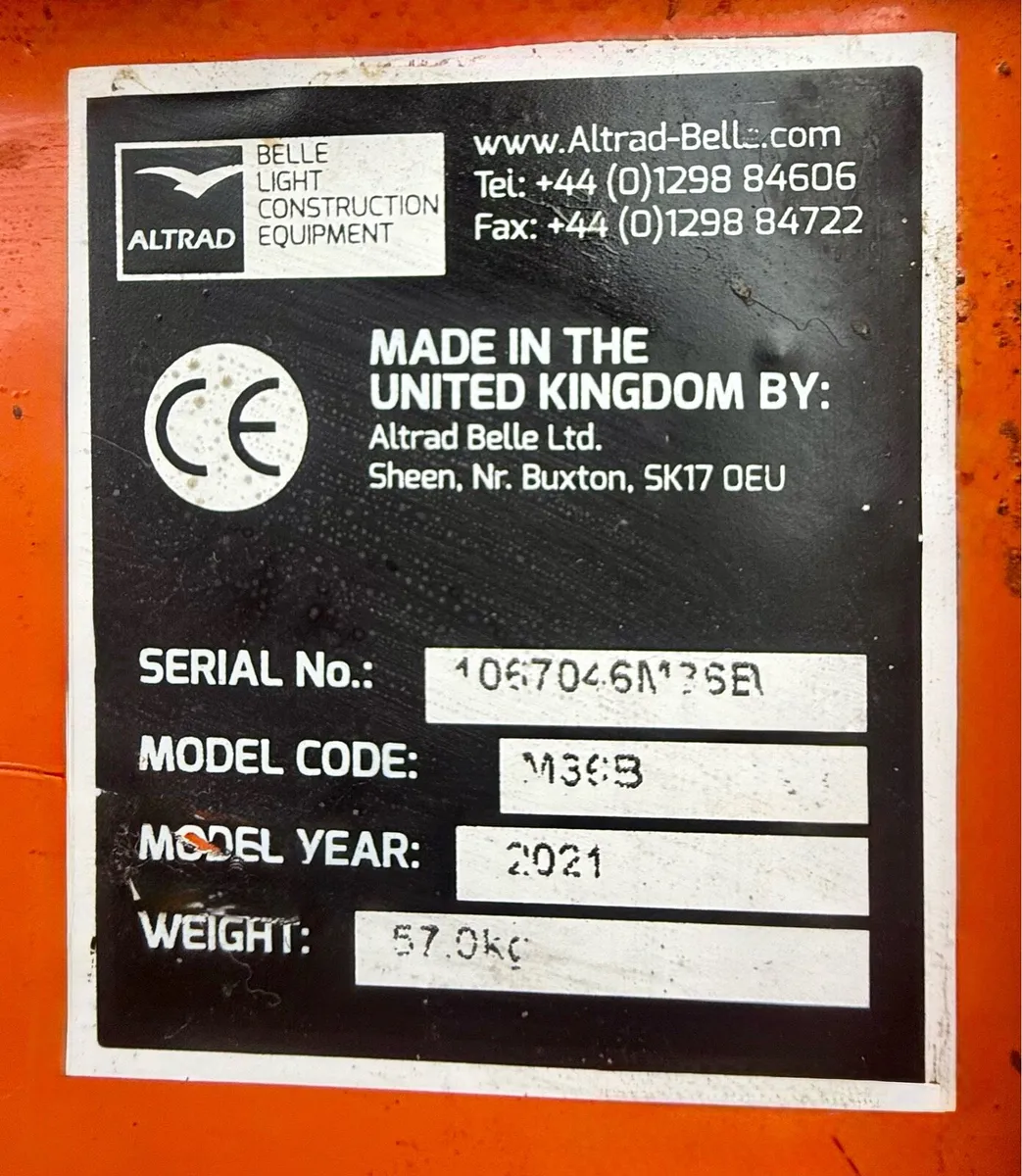 Belle 110V Electric Cement Mixer - Image 4