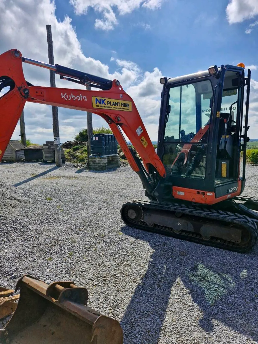 Kubota u27-4.    3ton Excavator - Image 2