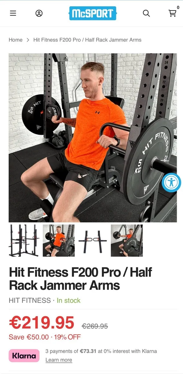 Hit Fitness Jammer Arms - Image 1