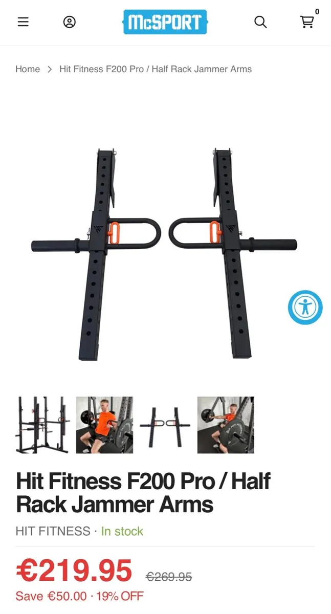 Hit Fitness Jammer Arms - Image 2