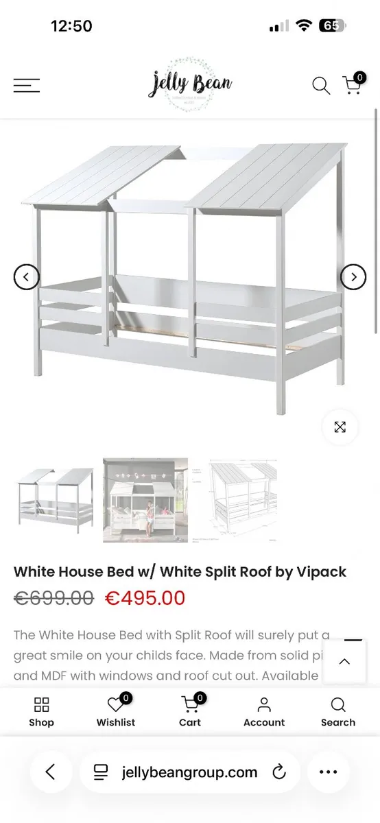 Kids House Bed - Image 3