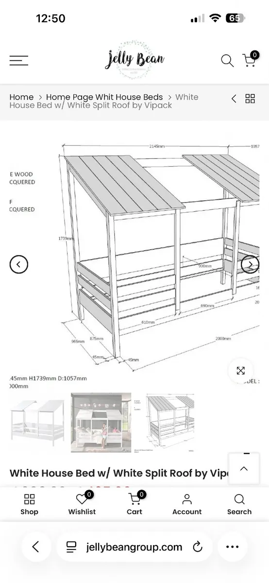 Kids House Bed - Image 4