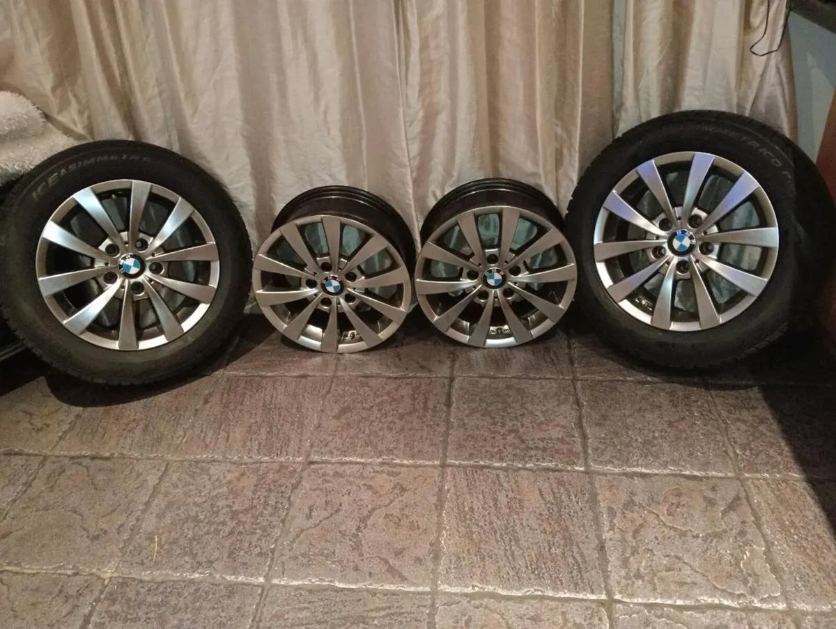 4x16" grey/silver BMW alloy wheels - Image 2