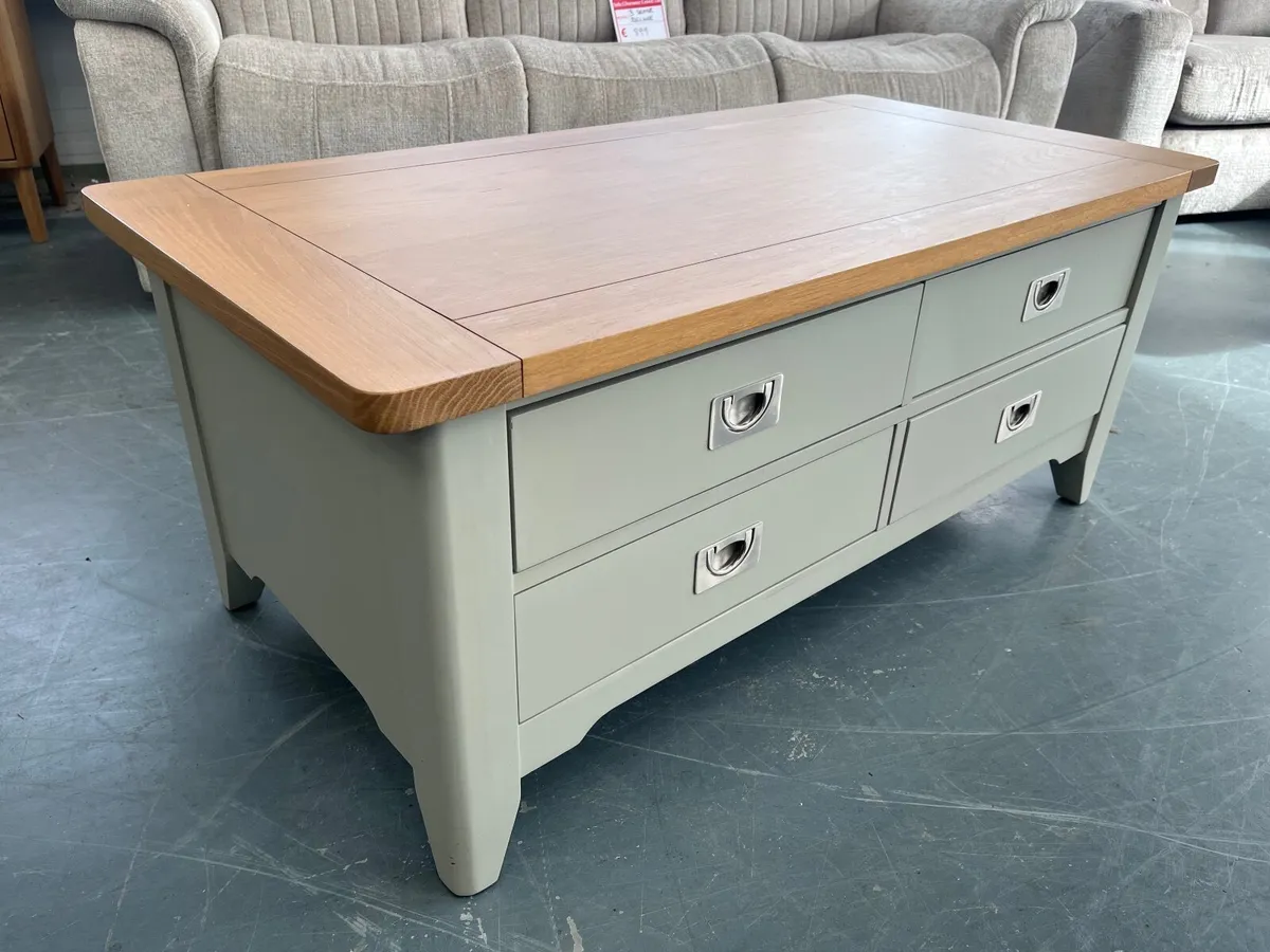 Solid Oak Coffee Table - Image 1