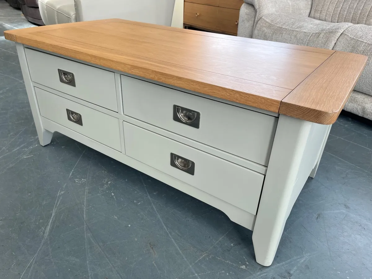 Solid Oak Coffee Table - Image 2