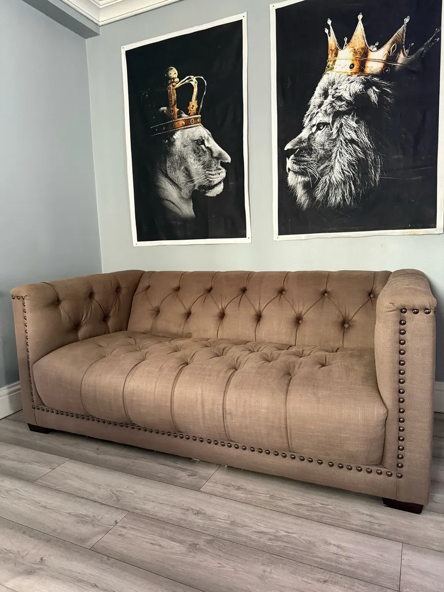 Brown Chesterfield - Image 2