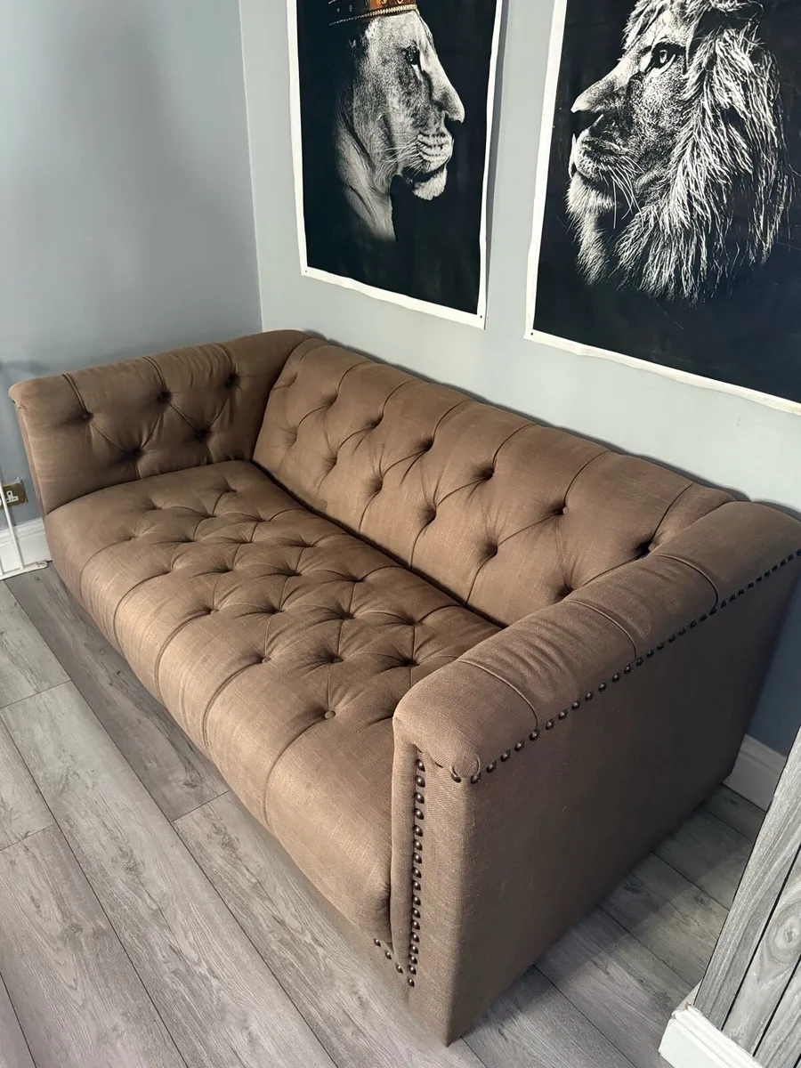 Brown Chesterfield - Image 3