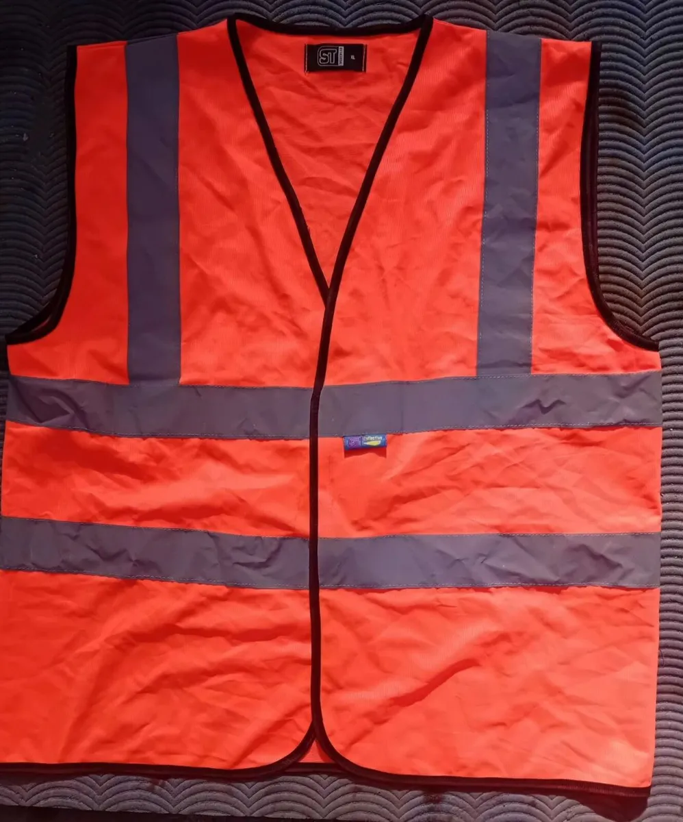 Orange High Vis Vests - Image 2