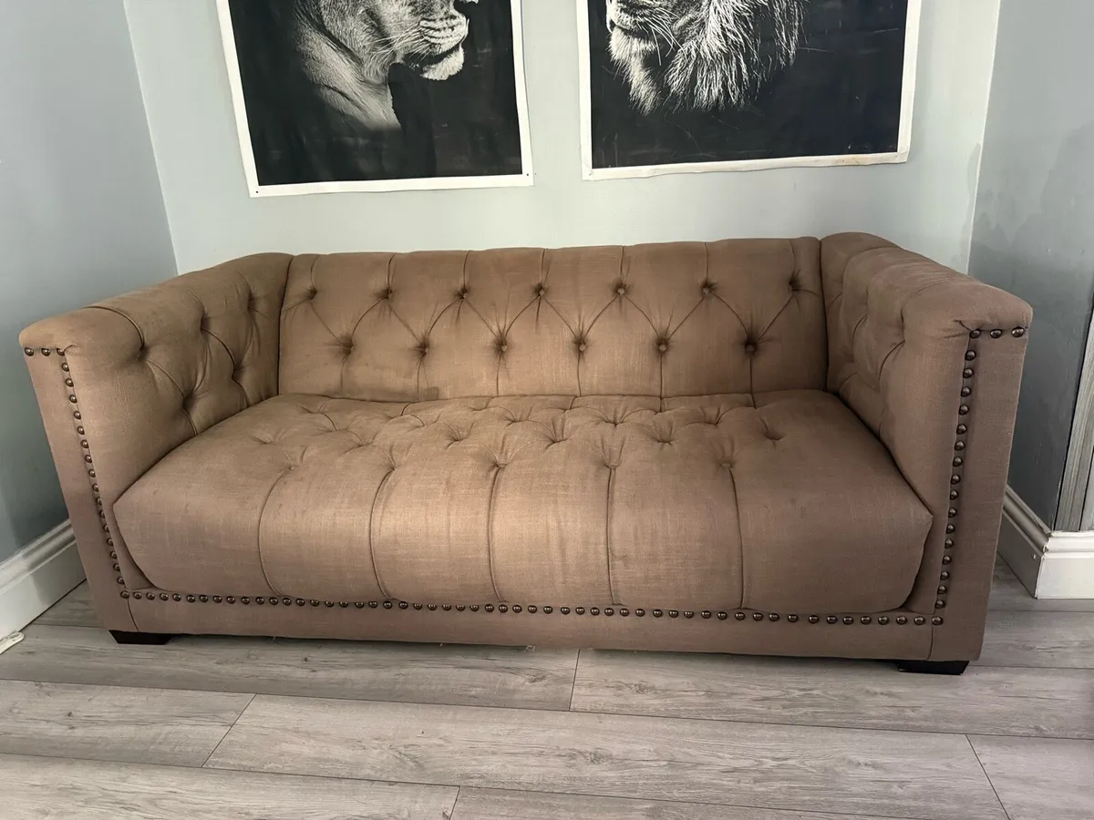Brown Chesterfield - Image 1