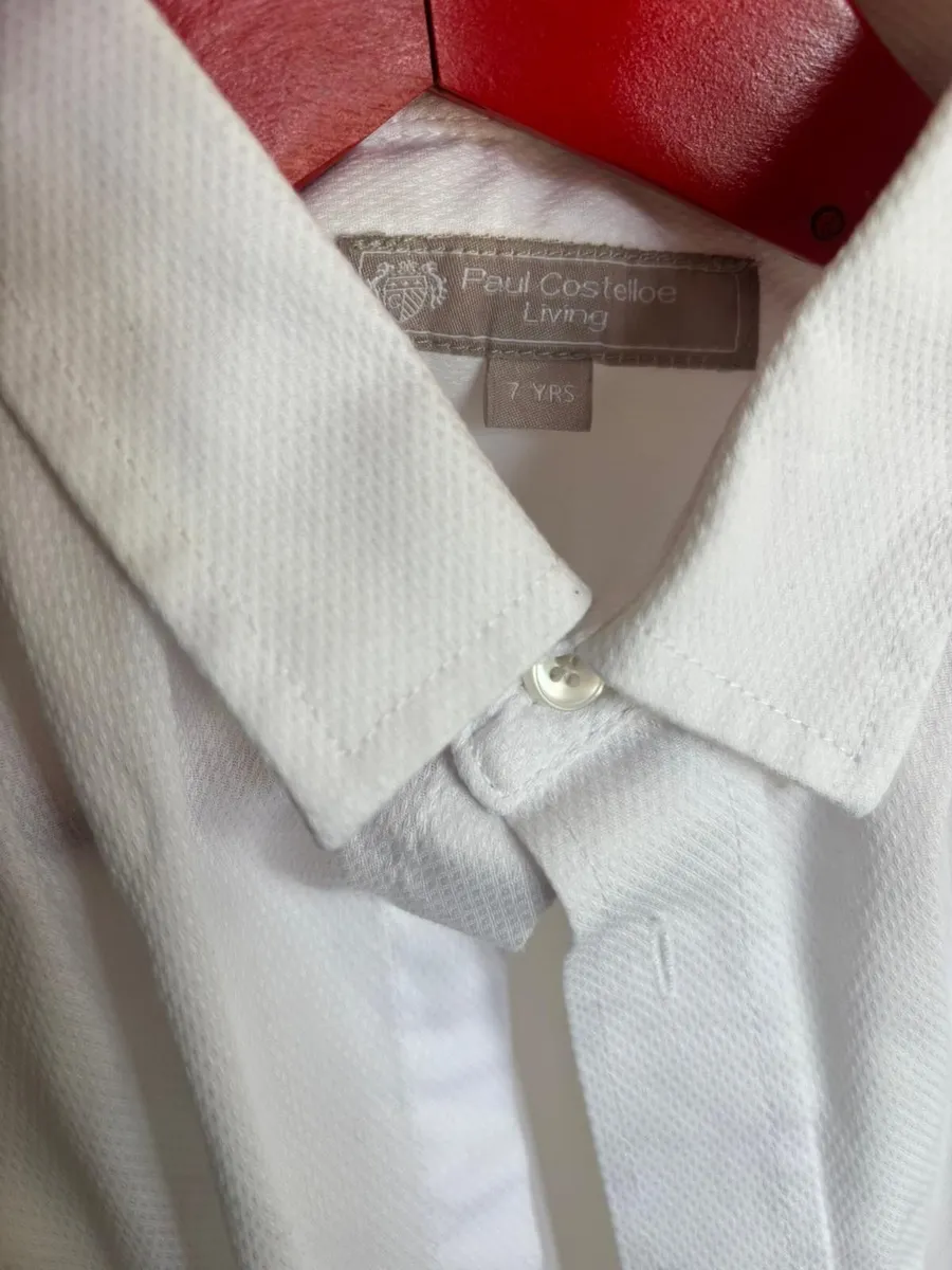 Paul Costelloe White Shirt age 7-8 - Image 3