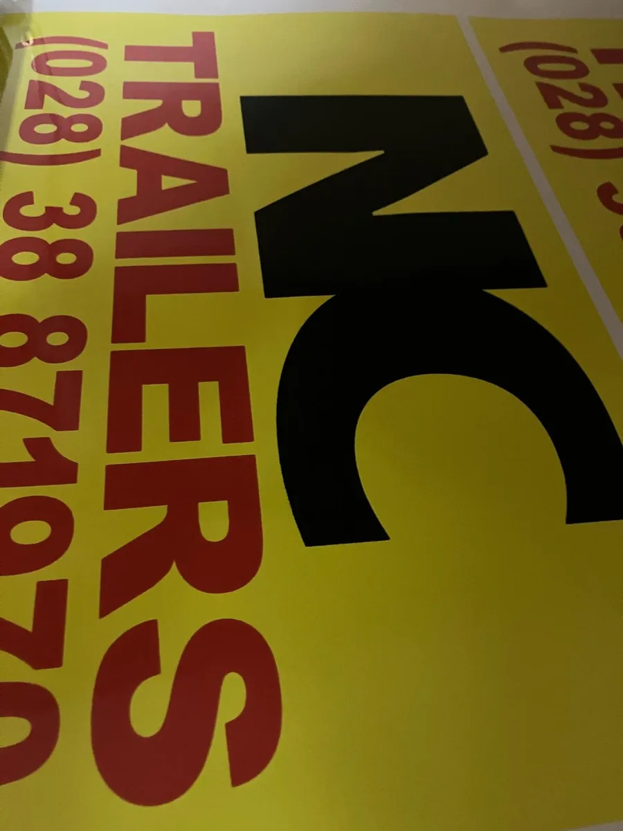 Replacement decals, signs, sign writing. - Image 4