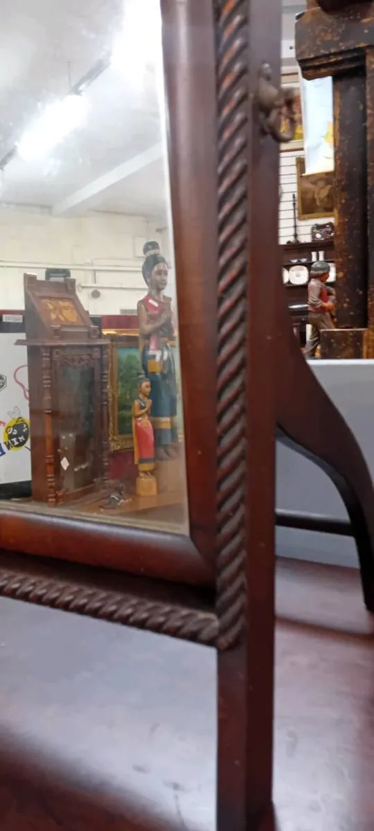 Art Deco Era Mahogany Dressing Table Mirror - Image 2