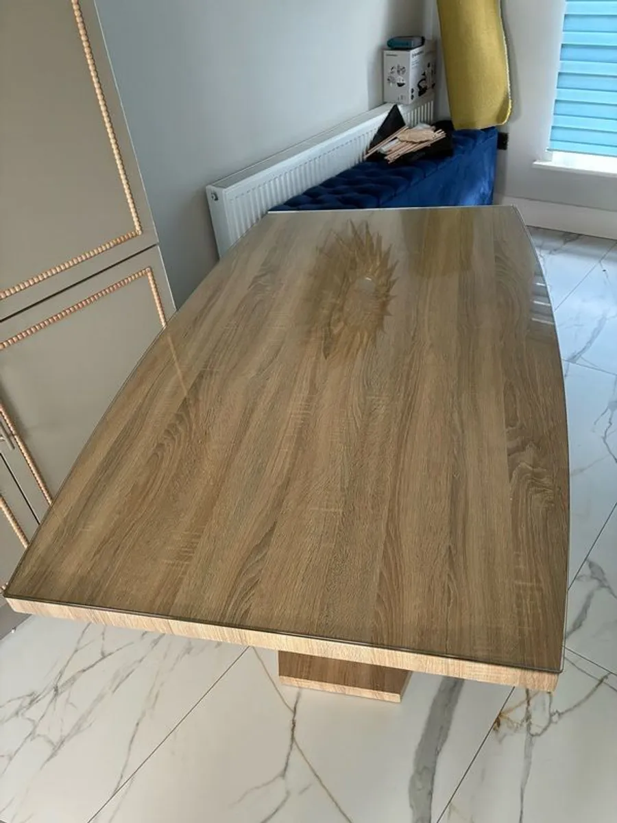 Dining Table with Glass top - Image 2