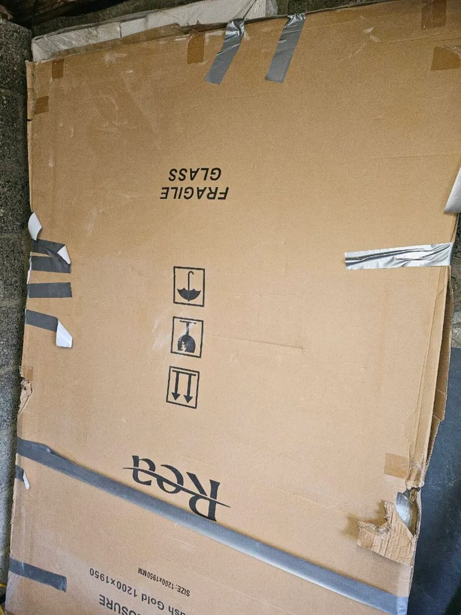 Shower Screen Brush Gold New a